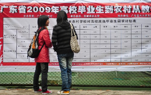 广东招聘1.6万大学生到农村从教