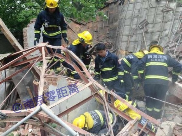 南京理工大学工地爆炸 已致1人死3人重伤(组图
