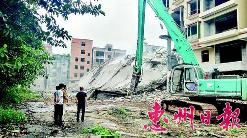 惠城区今年以来共拆除两违378宗16.6万平方