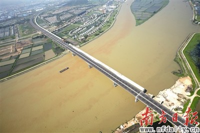 跨广珠西线高速公路特大桥施组