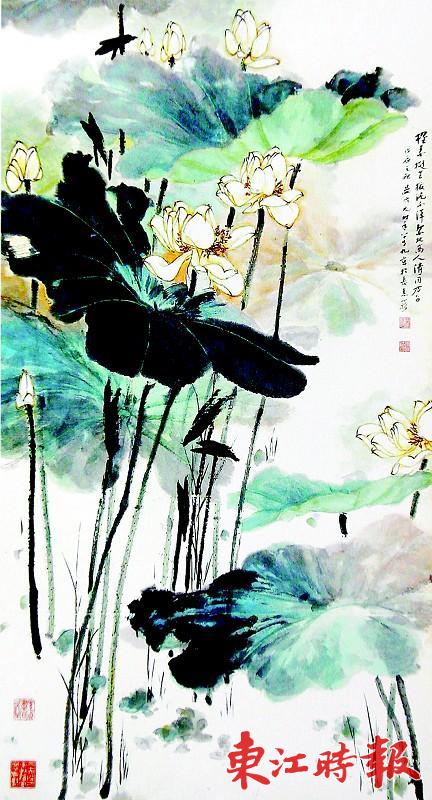 110岁画仙晏济元书画艺术巡展(惠州站)昨开展